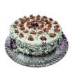 TARTA RAINBOW MENTA CRUMBLE Y CHOCO 16 RAC   2.300 KG