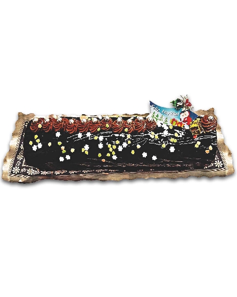 BRAZO NAVIDEÑO CHOCOLATE AL CORTE   1.000 KG