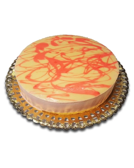 TARTA SIN AZÚCARES AÑADIDOS 8 RAC. FRAMBUESA, CHOCOLATE BLANCO 0.900 GR