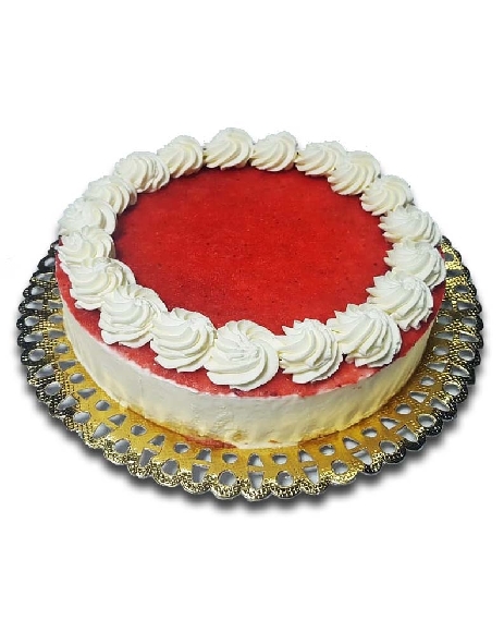 TARTA SIN AZÚCARES AÑADIDOS 8 RAC. QUESO FRESA  1.000 KG