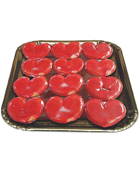 PALMERITAS DE FRESA GLASEADAS 1.800 KG