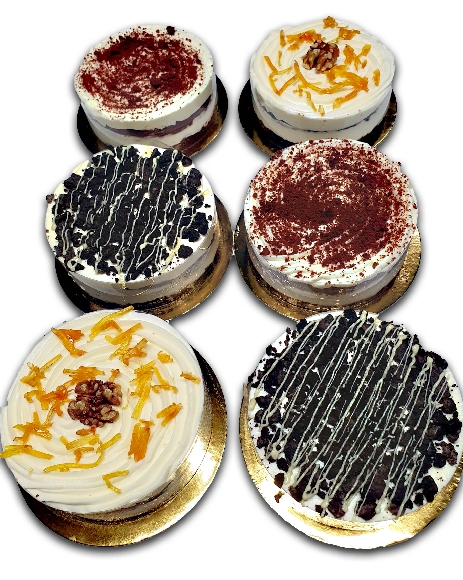 TARTAS SURTIDAS 2 RAC - OREO / RED VELVET / ZANAHORIA