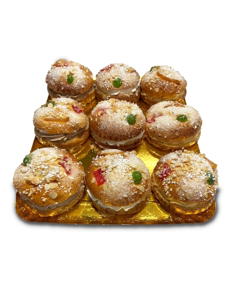 CRISTINAS NAVIDEÑAS (NATA,CREMA,TRUFA) 9 UDS